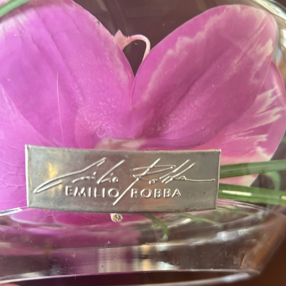 Emilio Robba signed orchid glass bowl - Picture 4 of 8